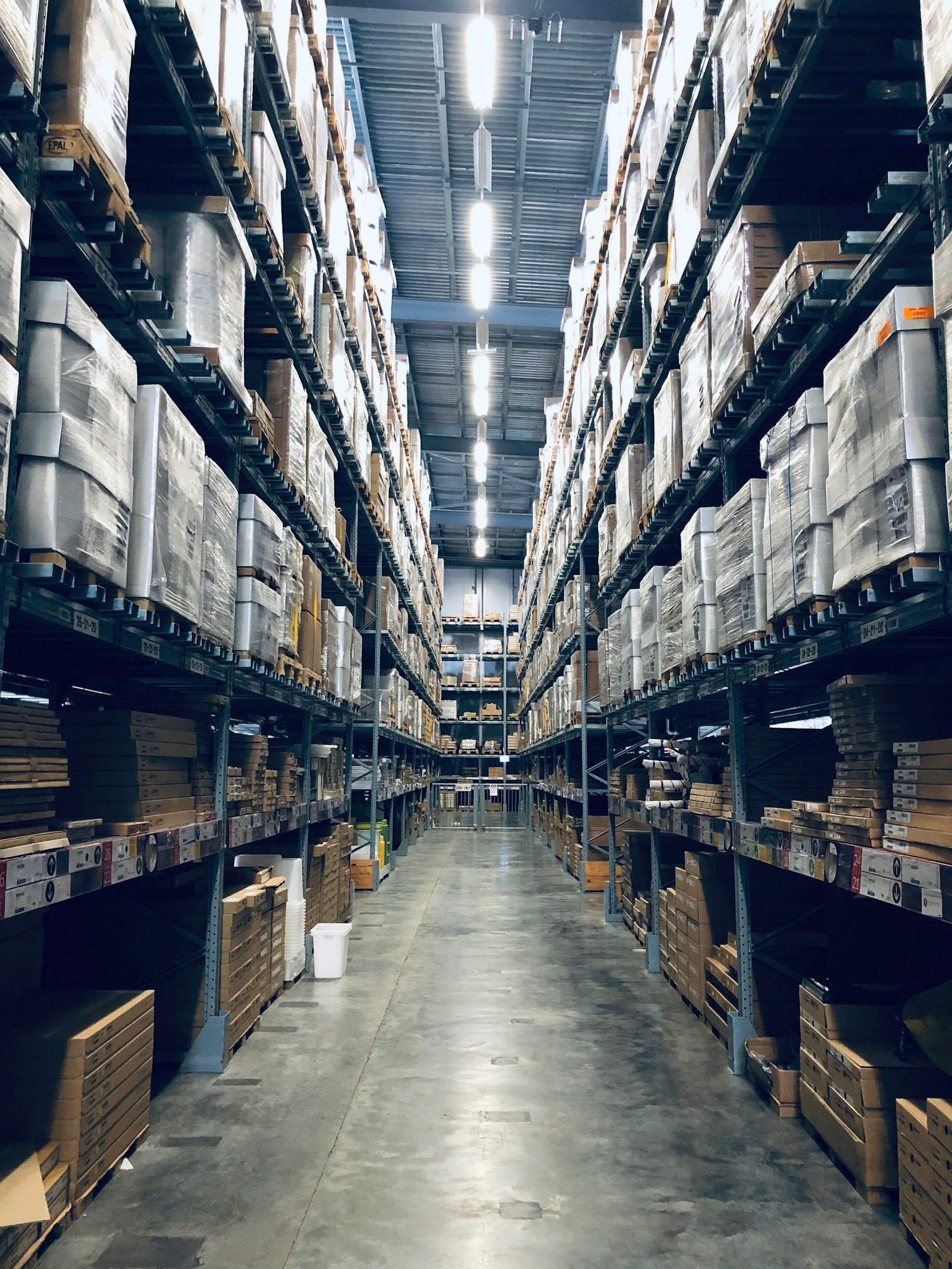 Organized warehouse inventory